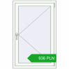 Pricing Tilt-and-Turn 800x1250 mm REHAU OPTIMUM EURO-DESIGN 70 RAL 9016 Traffic white two-sided. Price: 935.78 PLN
