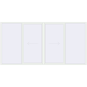 Pricing Sliding patio doors 4600x2300 mm PATIO DOOR REHAU BRILLANT DESIGN RAL 9016 Traffic white two-sided