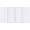 Pricing Sliding patio doors 4100x2300 mm PATIO DOOR REHAU BRILLANT DESIGN RAL 9016 Traffic white two-sided