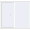 Pricing Sliding patio doors 2600x2400 mm REHAU SYNEGO SLIDE RAL 9016 Traffic white two-sided