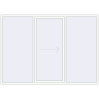 Pricing Sliding patio doors 2800x2000 mm PATIO DOOR REHAU BRILLANT DESIGN RAL 9016 Traffic white two-sided