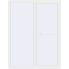 Pricing Sliding patio doors 1900x2500 mm REHAU GENEO HST RAL 9016 Traffic white two-sided