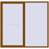 Pricing Sliding patio doors 2300x2200 mm PATIO DOOR REHAU BRILLANT DESIGN GOLDEN OAK external