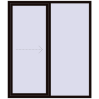 Pricing Sliding patio doors 1740x2020 mm PATIO DOOR REHAU BRILLANT DESIGN BLACK_BROWN two-sided