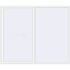 Pricing Sliding patio doors 2770x2400 mm REHAU SYNEGO SLIDE RAL 9016 Traffic white two-sided