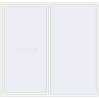 Pricing Sliding patio doors 2500x2400 mm REHAU GENEO HST RAL 9016 Traffic white two-sided