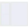 Pricing Sliding patio doors 2500x2200 mm REHAU SYNEGO SLIDE RAL 9016 Traffic white two-sided