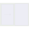 Pricing Sliding patio doors 2600x2100 mm REHAU SYNEGO SLIDE RAL 9016 Traffic white two-sided