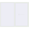 Pricing Sliding patio doors 2700x2350 mm REHAU SYNEGO SLIDE RAL 9016 Traffic white two-sided