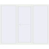 Pricing Sliding patio doors 2600x2140 mm PATIO DOOR REHAU BRILLANT DESIGN RAL 9016 Traffic white two-sided