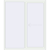 Pricing Sliding patio doors 1750x2050 mm PATIO DOOR REHAU SYNEGO RAL 9016 Traffic white two-sided