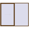 Pricing Sliding patio doors 2800x2300 mm REHAU GENEO HST WALNUT two-sided