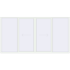 Pricing Sliding patio doors 4200x2200 mm PATIO DOOR REHAU BRILLANT DESIGN RAL 9016 Traffic white two-sided