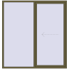Pricing Sliding patio doors 2100x2200 mm PATIO DOOR REHAU SYNEGO QUARTZ_GREY two-sided