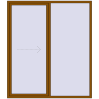 Pricing Przesuwane drzwi tarasowe 2000x2300 mm REHAU GENEO HST GOLDEN OAK dwustronny