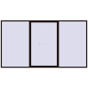Ustalenie cen Przesuwane drzwi tarasowe 4200x2300 mm PATIO DOOR REHAU SYNEGO BLACK_BROWN dwustronny