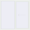 Pricing Sliding patio doors 2050x2110 mm REHAU SYNEGO SLIDE RAL 9016 Traffic white two-sided