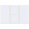 Pricing Sliding patio doors 3550x2250 mm PATIO DOOR REHAU SYNEGO RAL 9016 Traffic white two-sided