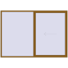 Pricing Sliding patio doors 3000x2100 mm PATIO DOOR REHAU SYNEGO LIGHT_OAK external