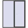 Pricing Sliding patio doors 2000x2400 mm REHAU GENEO HST BASALT_GREY external