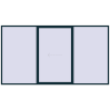 Ustalenie cen Przesuwane drzwi tarasowe 4200x2300 mm PATIO DOOR REHAU SYNEGO STEEL_BLUE dwustronny