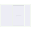 Pricing Sliding patio doors 3000x2200 mm PATIO DOOR REHAU BRILLANT DESIGN RAL 9016 Traffic white two-sided