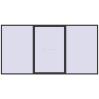 Pricing Sliding patio doors 4500x2300 mm PATIO DOOR REHAU BRILLANT DESIGN ANTHRACITE_GREY_GLATT two-sided