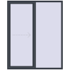 Pricing Sliding patio doors 1700x2100 mm PATIO DOOR REHAU SYNEGO ANTHRACITE_GREY_STRUKTURAL external
