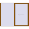 Pricing Sliding patio doors 2770x2300 mm PATIO DOOR REHAU SYNEGO GOLDEN OAK two-sided