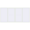 Pricing Sliding patio doors 4370x2200 mm PATIO DOOR REHAU SYNEGO RAL 9016 Traffic white two-sided