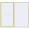 Pricing Sliding patio doors 2400x2150 mm PATIO DOOR REHAU SYNEGO PEARL_WHITE_BEIGE_52L-2 two-sided