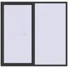 Pricing Sliding patio doors 2100x2030 mm REHAU SYNEGO SLIDE ANTHRACITE_GREY_GLATT two-sided