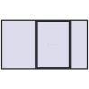 Ustalenie cen Przesuwane drzwi tarasowe 4000x2300 mm PATIO DOOR REHAU BRILLANT DESIGN BLACK_ULTI-MATT dwustronny