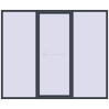 Pricing Sliding patio doors 2700x2250 mm PATIO DOOR REHAU BRILLANT DESIGN ANTHRACITE_GREY_STRUKTURAL external