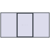 Pricing Sliding patio doors 4500x2300 mm PATIO DOOR REHAU BRILLANT DESIGN ANTHRACITE_GREY_STRUKTURAL two-sided