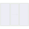 Pricing Sliding patio doors 2850x2310 mm PATIO DOOR REHAU SYNEGO RAL 9016 Traffic white two-sided