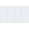 Pricing Sliding patio doors 3900x2300 mm PATIO DOOR REHAU SYNEGO RAL 9016 Traffic white two-sided