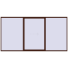 Pricing Sliding patio doors 4500x2300 mm PATIO DOOR REHAU SYNEGO BLACK_CHERRY two-sided