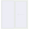 Pricing Sliding patio doors 2200x2350 mm REHAU SYNEGO SLIDE RAL 9016 Traffic white two-sided