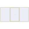 Pricing Sliding patio doors 4500x2300 mm PATIO DOOR REHAU SYNEGO PEARL_WHITE_BEIGE_52L-2 two-sided