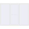 Pricing Sliding patio doors 2800x2200 mm PATIO DOOR REHAU SYNEGO RAL 9016 Traffic white two-sided