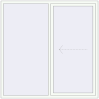 Pricing Sliding patio doors 1900x1900 mm PATIO DOOR REHAU BRILLANT DESIGN RAL 9016 Traffic white two-sided