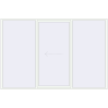 Pricing Sliding patio doors 3300x2200 mm PATIO DOOR REHAU SYNEGO RAL 9016 Traffic white two-sided