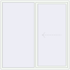 Pricing Sliding patio doors 2000x2000 mm PATIO DOOR REHAU SYNEGO RAL 9016 Traffic white two-sided