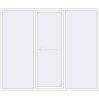 Pricing Sliding patio doors 2600x2200 mm PATIO DOOR REHAU BRILLANT DESIGN RAL 9016 Traffic white two-sided