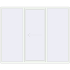 Pricing Sliding patio doors 2700x2200 mm PATIO DOOR REHAU BRILLANT DESIGN RAL 9016 Traffic white two-sided