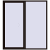 Pricing Sliding patio doors 2000x2200 mm PATIO DOOR REHAU BRILLANT DESIGN BLACK_BROWN two-sided