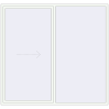 Pricing Sliding patio doors 2500x2350 mm REHAU SYNEGO SLIDE RAL 9016 Traffic white two-sided