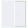 Pricing Sliding patio doors 2100x2250 mm PATIO DOOR REHAU SYNEGO RAL 9016 Traffic white two-sided