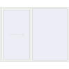 Pricing Sliding patio doors 2600x2100 mm PATIO DOOR REHAU SYNEGO RAL 9016 Traffic white two-sided